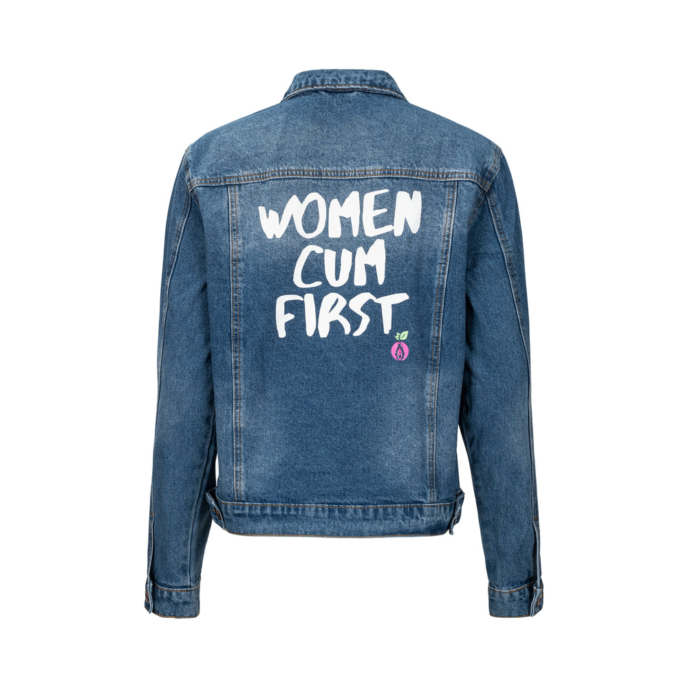 
            
                Load image into Gallery viewer, Women Cum First Denim Jacket
            
        